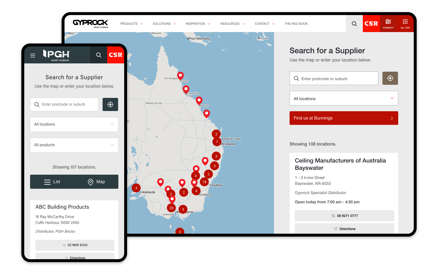 CSR Map